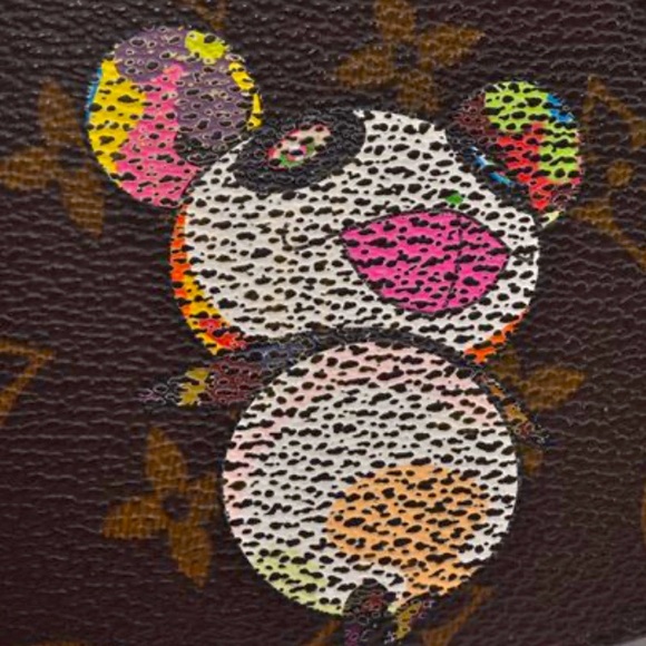 ๐๐ค๐๐คLuis Vuitton monogram panda Porte billet cartes credit monnaie wallet - Picture 5 of 14
